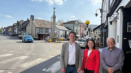 David Chadwick, Sarah Olney and Dean Christie